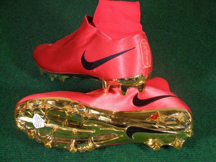 nike vapor untouchable red and gold