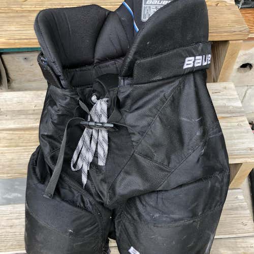 Black Senior Medium Bauer Nexus N9000 Hockey Pants