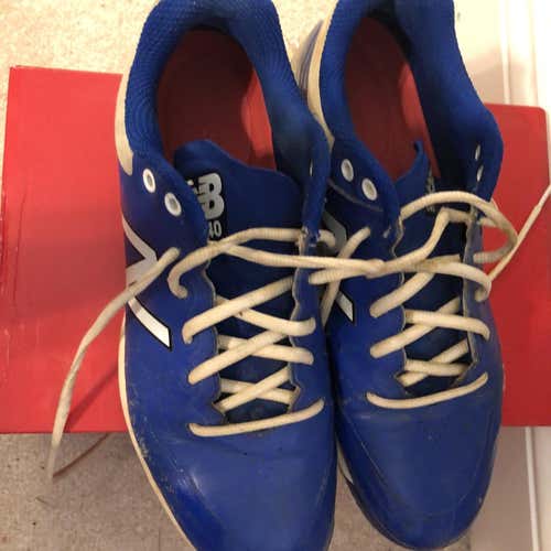 Blue Men's Molded Cleats Low Cut