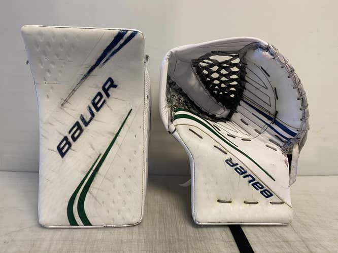 Bauer Vapor 2X PRO Goalie Glove Set Pro Stock Canucks 9291