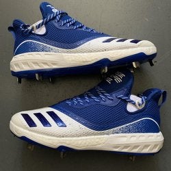 Blue New Adult Men's Size 9.5 (Women's 10.5) Metal Adidas High Top