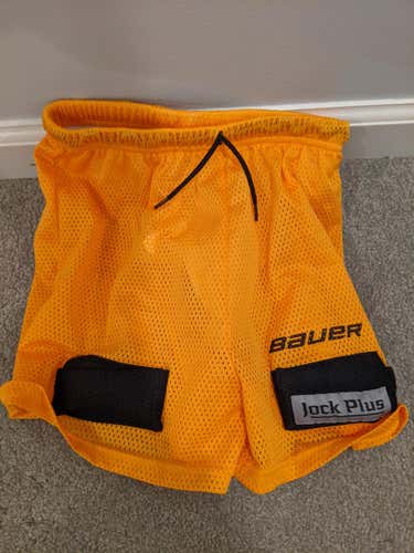 Used Bauer mesh hockey fit Jock size youth medium