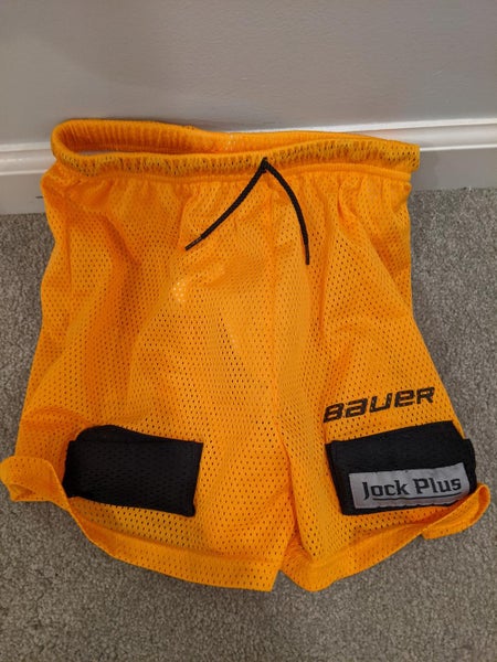 Used Bauer mesh hockey fit Jock size youth medium