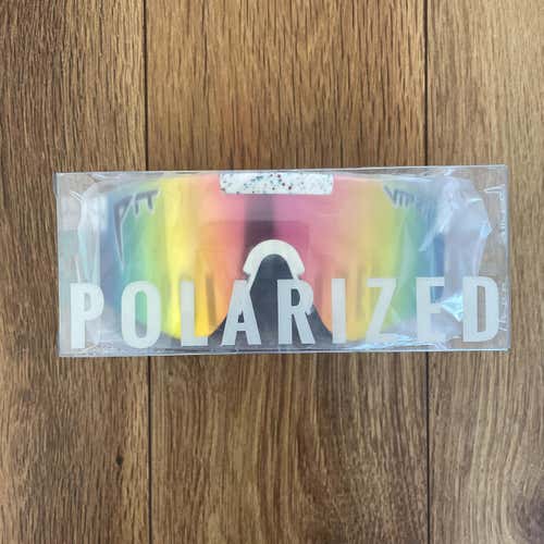 NEW Pit Viper Sunglasses - White Frame w/ Rainbow Multilayer Lens