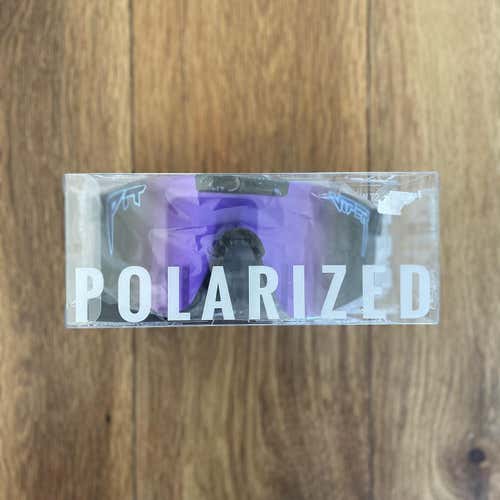 NEW Pit Viper Sunglasses - Black Frame w/ Purple Multilayer Lens