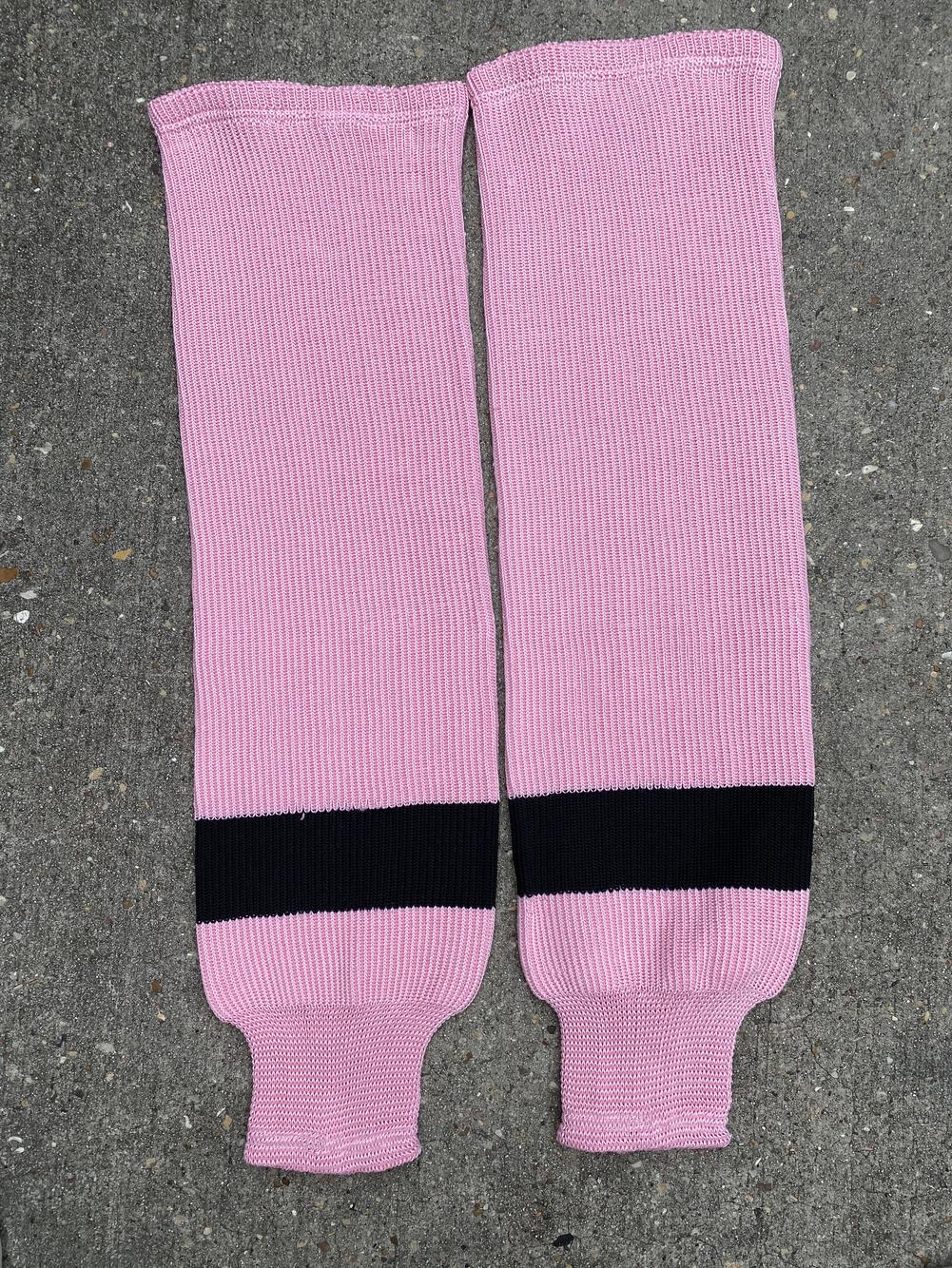 One Size 9189 SP Edge Style Pro Stock Hockey Socks Black X-Mas 