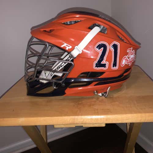 Orange Adult Player's Cascade R Helmet