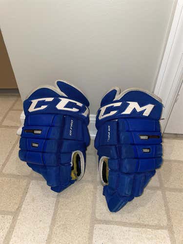Blue Senior CCM 4R Pro 14" Gloves