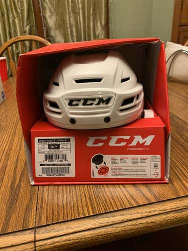 White New Small CCM Resistance 300  Helmet