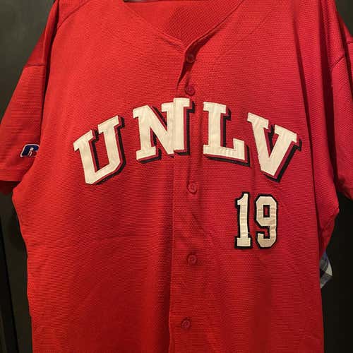 Red Men's Used Adult Large Rawlings Jersey