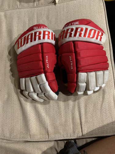 Red Senior Warrior Alpha Pro 14" Gloves