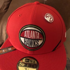 Atlanta Hawks New Era NBA Draft Fitted 7 1/2