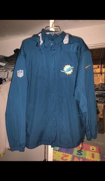 Nike, Jackets & Coats, Miami Dolphins Nike Waterproof Jacket