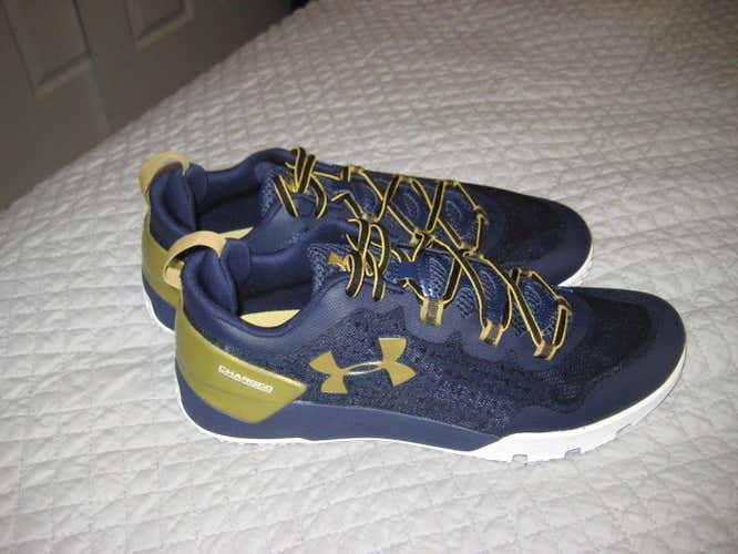 Under Armour Notre Dame team trainers shoes lacrosse NEW sz 10 men's