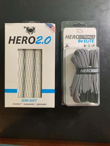 Hero 2.0 White/ Grey With Grey Strings
