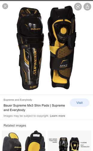Senior Bauer MX3 Shin Pads