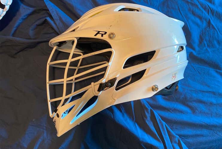 White Used Player's Cascade Helmet