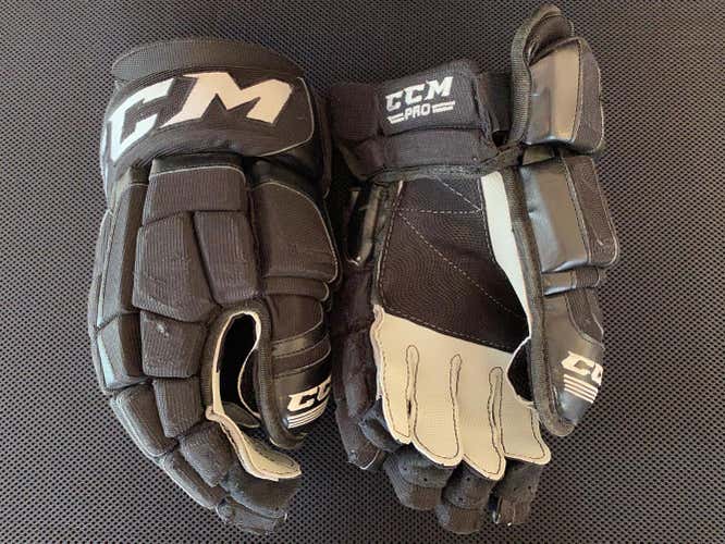 CCM Pro Stock Return 14" Black Ice Hockey Gloves