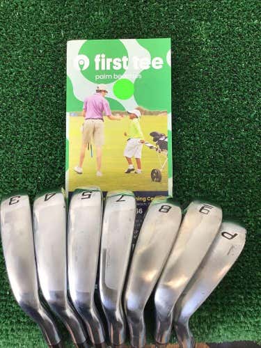 Cobra King F7 Iron Set 3-PW Project X 6.0 PXI Stiff Shafts (no 6)