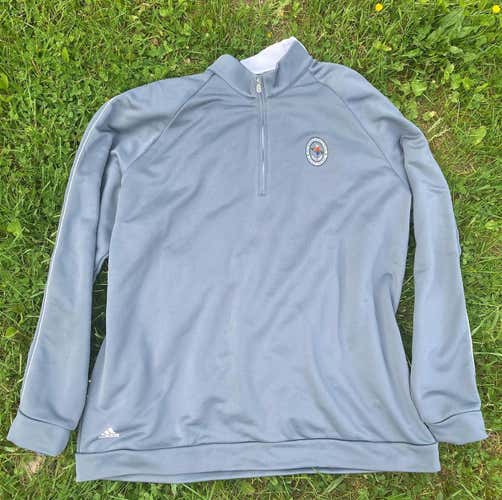 Gray XXL Adidas Bethage 1/4 Zip