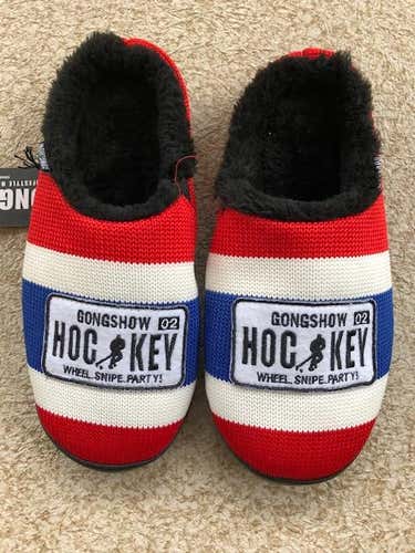 New CCM  Gongshow Hockey - Montreal Slippers SIZE 6-7