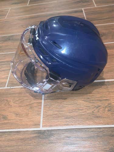 Blue Used Small CCM Tacks 710 Helmet