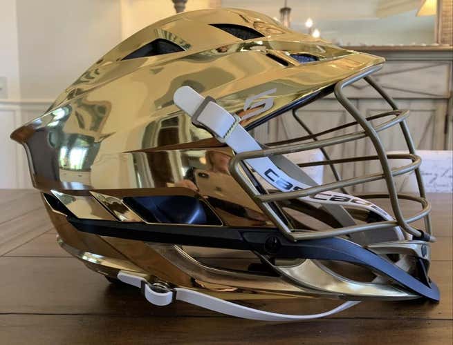 Gold Adult Player's Cascade S Helmet