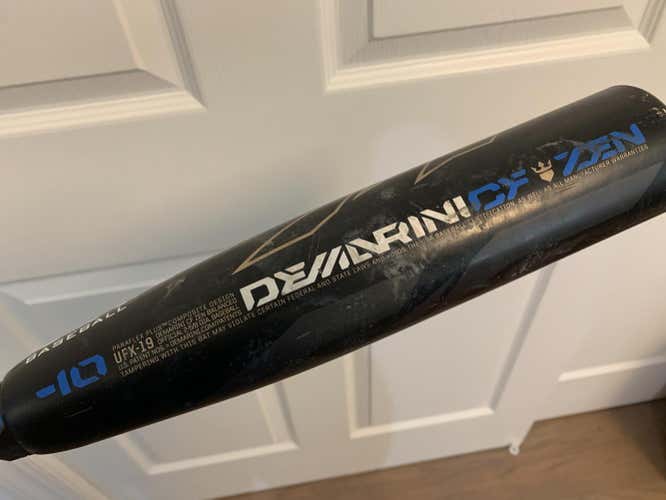 Used Kid Pitch (9YO-13YO) 2019 DeMarini Composite USA CF Zen Bat (-10) 21 oz 29" with POP!