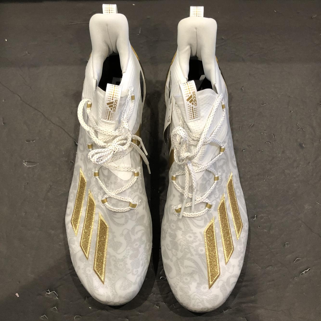 adizero new reign cleats gold