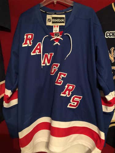 New York Rangers Adult Size 52 Reebok Jersey - Rick Nash