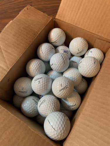 48 Used Titleist Pro V1/X Balls