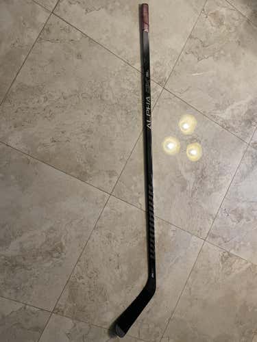 Used Malgin Senior Warrior Right Handed Alpha DX Hockey Stick Pro Stock