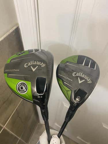 Callaway FAZR FIT XTREME Driver 9.5* & 3 Wood Stiff Flex Right Handed