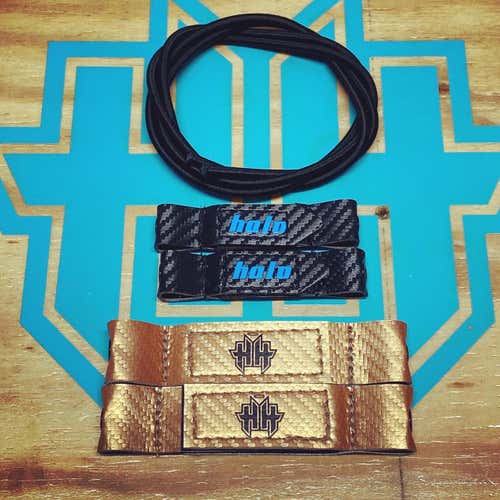 Halo Hockey 2 Sets Custom Color Toe Ties.