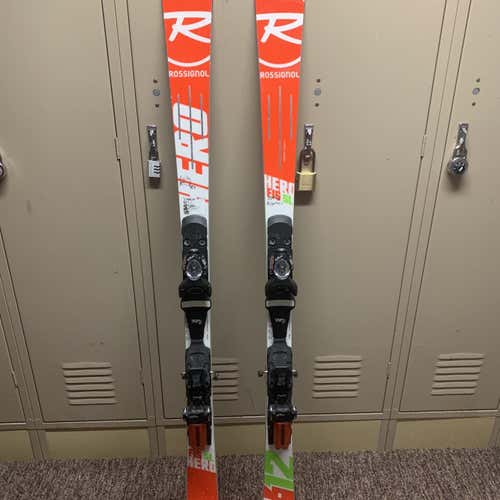 Used  Racing Hero FIS SL Pro With Bindings Max Din 15 Skis