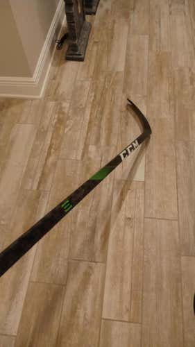 Used Intermediate CCM Right Handed RibCor Trigger 4 PRO Hockey Stick Mid Pattern
