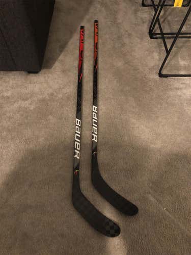 2 Pack Senior Left Hand Vapor ADV Dressed As FlyliteToe Pattern Pro Stock GUHLE Hockey Stick