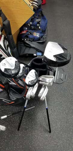 Used Powerbilt Dynasty Plus 11 Piece No Bag Steel Regular Golf Mens Package Sets
