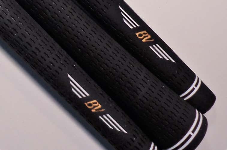 3 New Titleist  Vokey Wedge Golf Grips, Golf Pride, Black Tour Velvet  .600 With BV Wings Logo