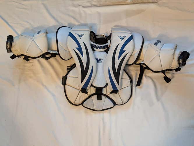 Used Junior M/L Vaughn V5 Goalie Chest Protector