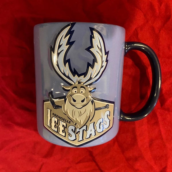 4.5 x 3.5” Details about   New Disney Frozen Sven Arendelle Ice Stags Hockey Ceramic Coffee Mug
