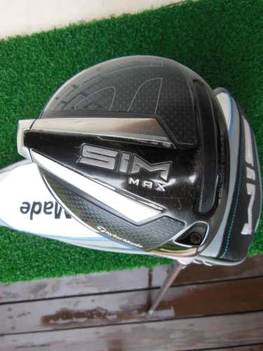 TaylorMade SIM MAX 9* Driver w/ UST MAMIYA VTS 6S Stiff Flex Shaft