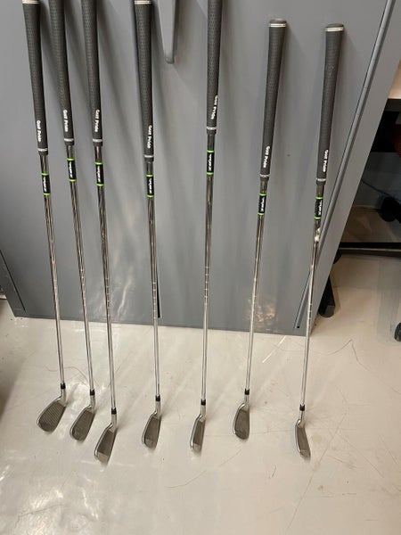 Used Men's TaylorMade Right Handed RocketBallz Iron Set Regular Flex Steel Shaft