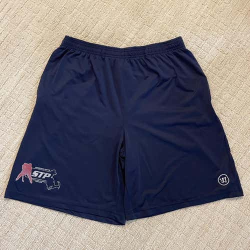Mass Satellite Hockey Warrior Blue Adult Large Shorts