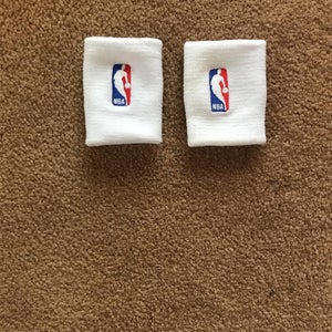 White NBA Nike Wristbands