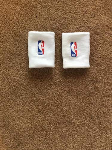 White NBA Nike Wristbands