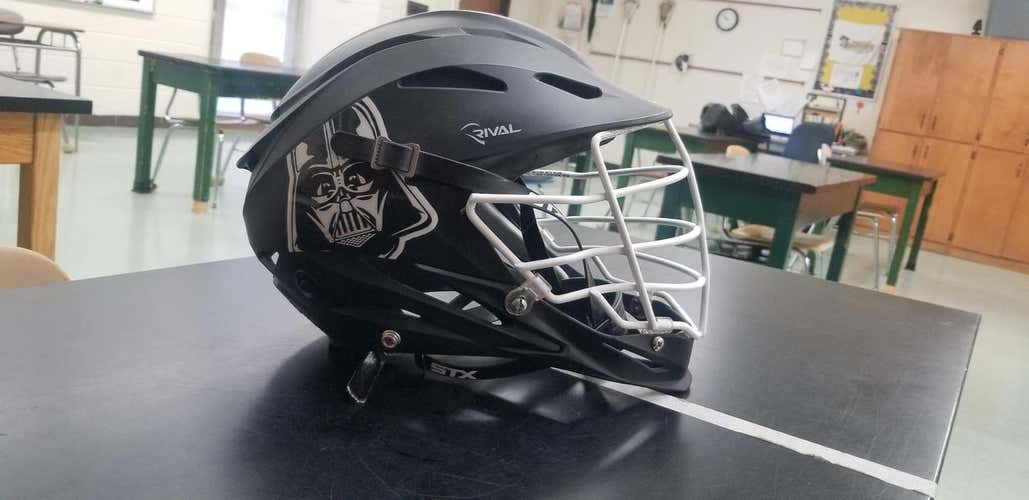 Matte Black Darth Vader STX Rival Helmet
