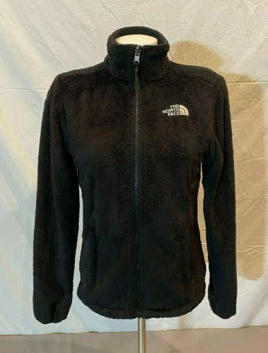 The North Face Black Zip-Front Fleece Jacket Women's Small GREAT Fast Shipping