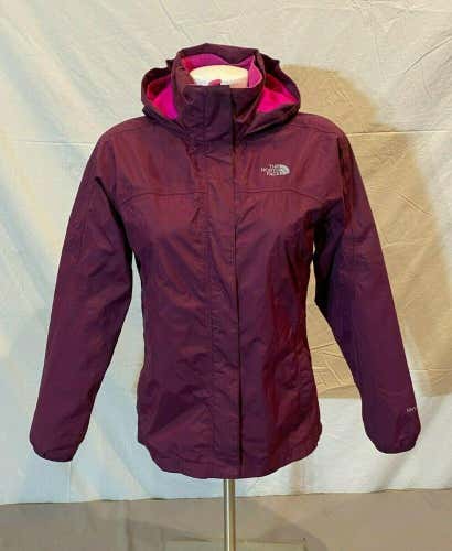The North Face HyVent Waterproof Breathable Hooded Rain Jacket Girls Large GREAT