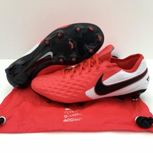 Nike Tiempo Legend 8 Elite FG 'Crimson Red' Soccer Cleats Men's Size 8